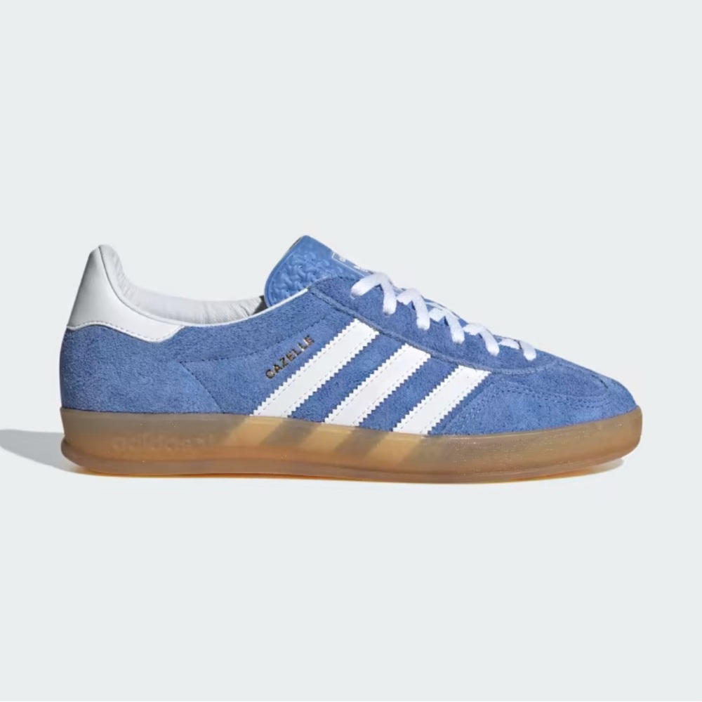 Adidas Gazelle Blue Suede Sneakers